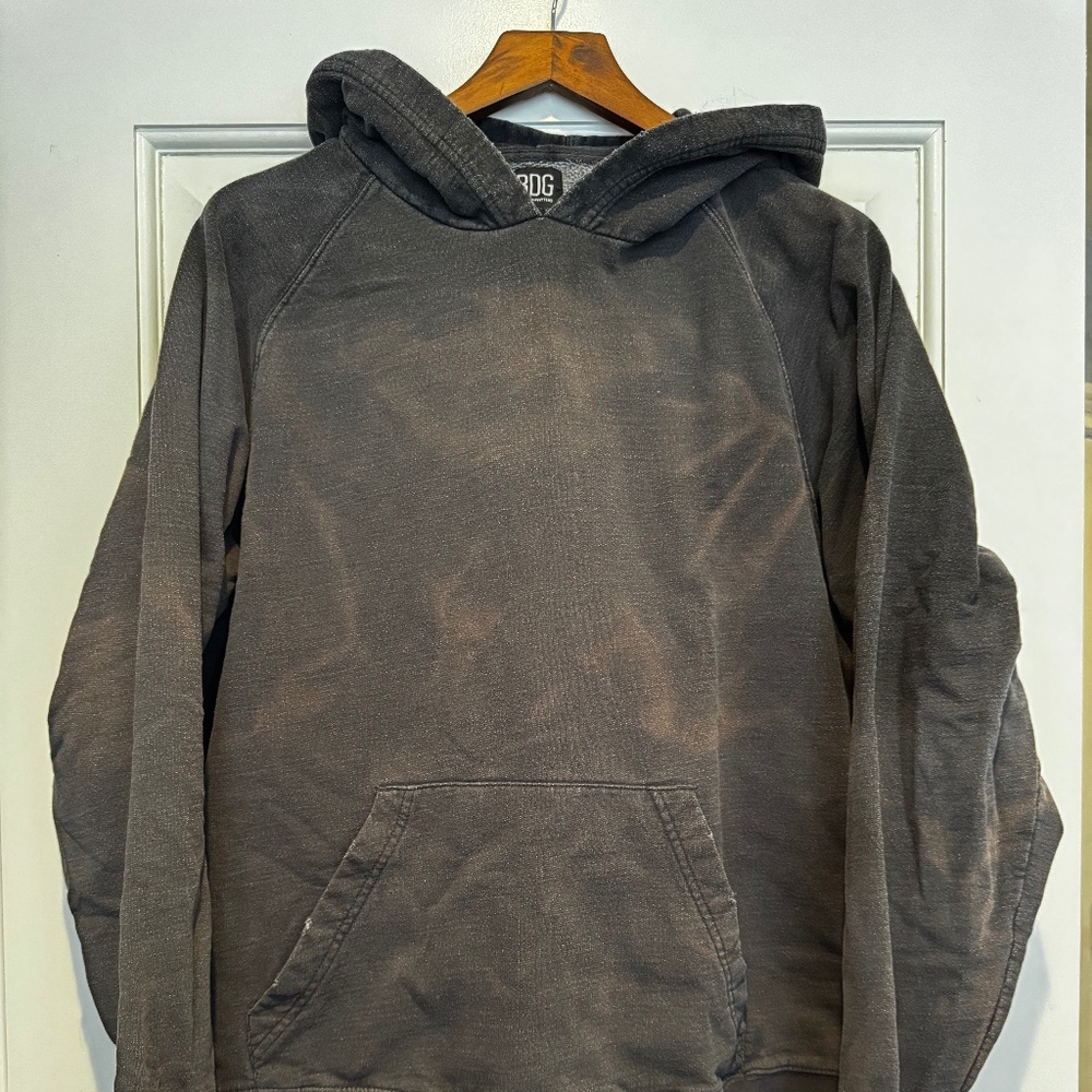 Black Tie-Dye Urban Outfitters BDG Oversized Hoodie